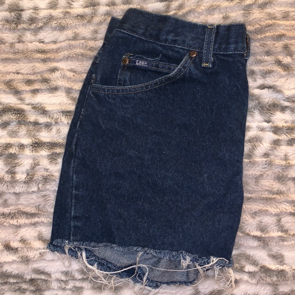 Vintage Lee denim shorts